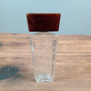 Vintage Weil de Weil Parfum de Toilette Empty Glass Bottle 4oz France Tortoise